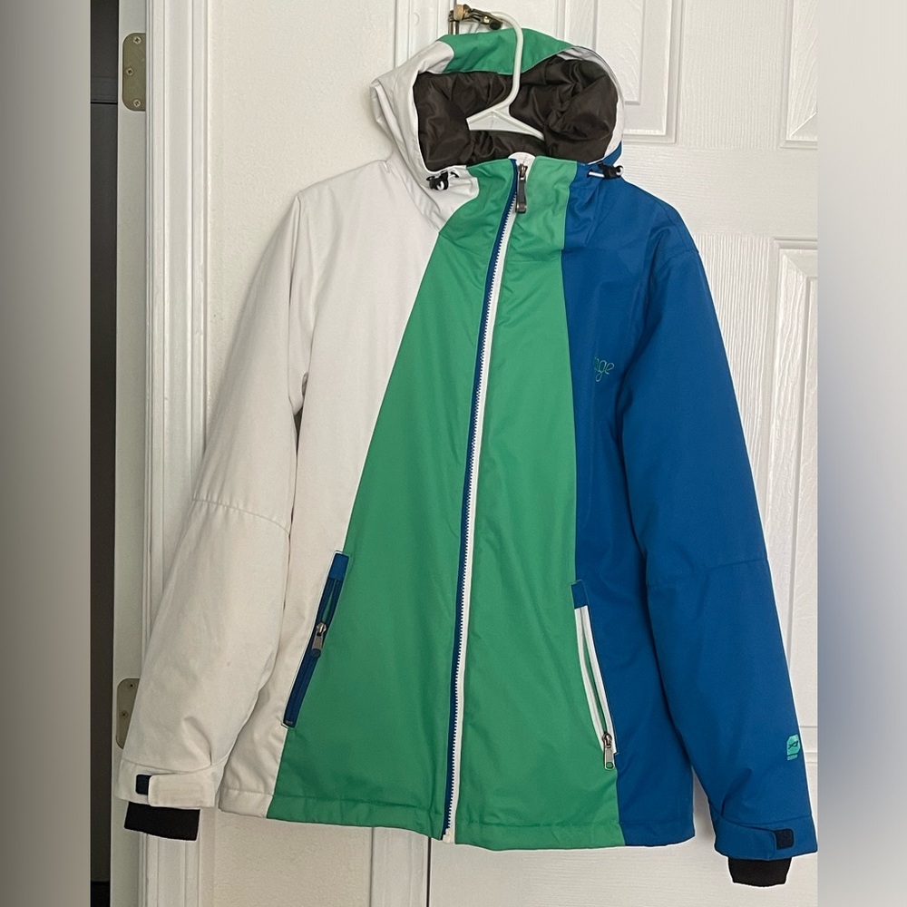 ORAGE PRIME 10 SKI JACKET! Size L, ALL THE POCKETS & ACCESSORIES FOR WINTER!